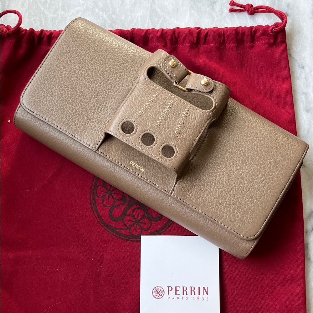 Perrin Paris original glove clutch - Brand new, never been used, w/bag, receipt